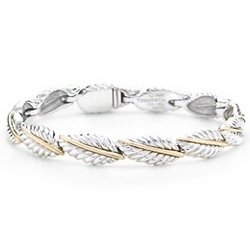 Tiffany Continious Leaf Bracelet