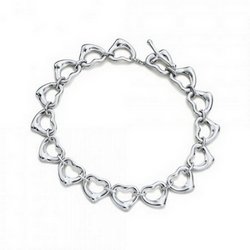 Continious Open Heart Bracelet
