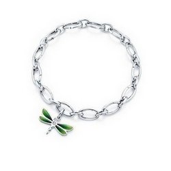 Enamel Dragonfly Charm Bracelet