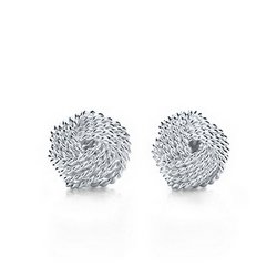 Mesh ball earrings