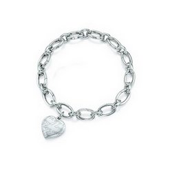 Notes Heart Locket Bracelet