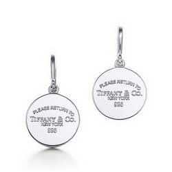 Return to Tiffany Disc Earrings