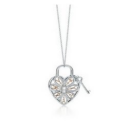 TIFFANY FILIGREE HEARTPENDANT WITH KEY