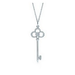TIFFANY KEYSCROWN KEY PENDANT