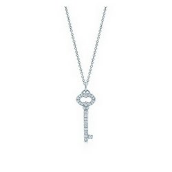 TIFFANY KEYSVINTAGE OVAL KEY CHARM