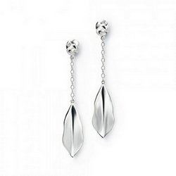 Tiffany Leaf Drop Earrings