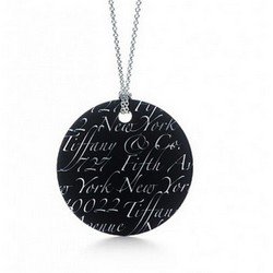 Tiffany Round Notes Pendant