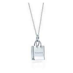 TIFFANY SHOPPING BAG CHARM PENDANT